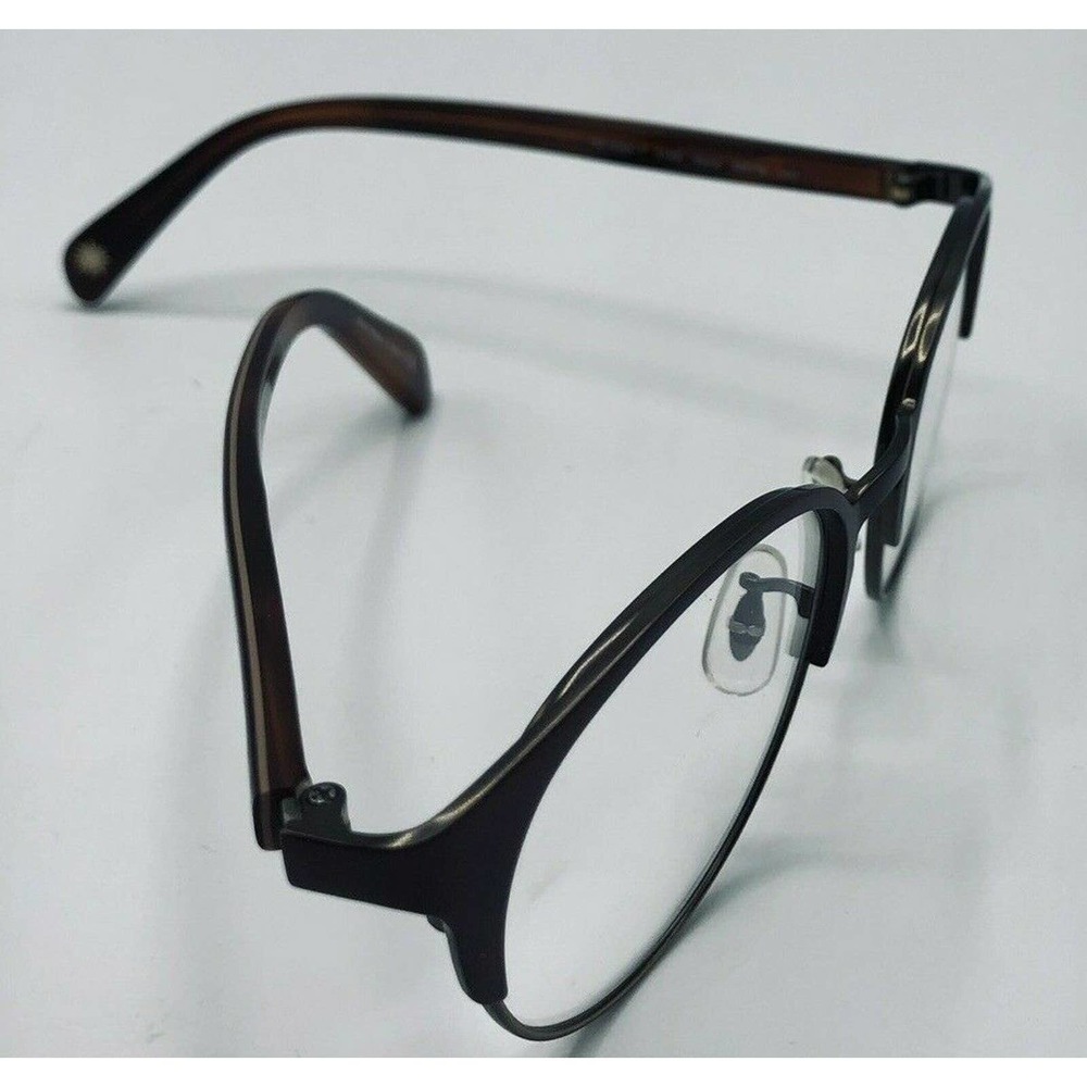 Paul Smith Earle 4064-T Round Red/Brown Eyeglass Frames Made In Italy NEW - Picture 3 of 8